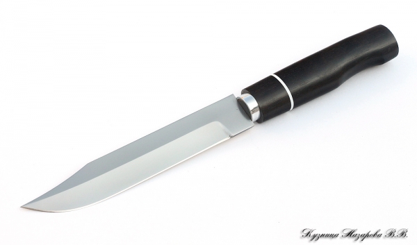 Нож финка Сапера Elmax черный граб