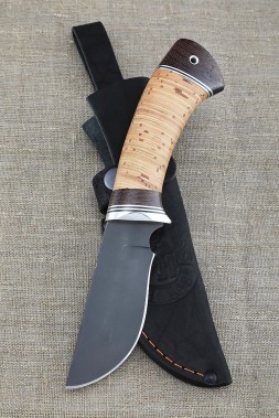 Hedgehog knife 2 H12MF birch bark