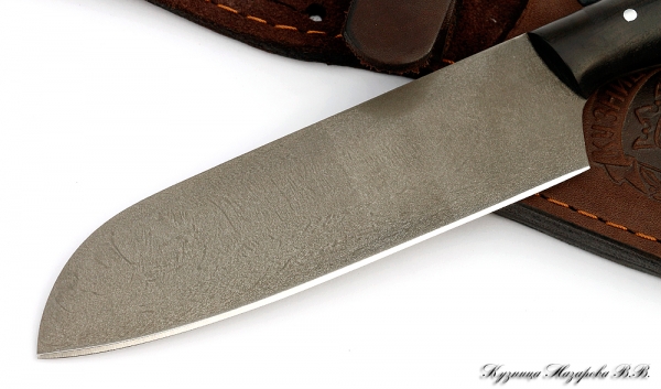 Нож Шеф-Повар №6 Х12МФ черный граб