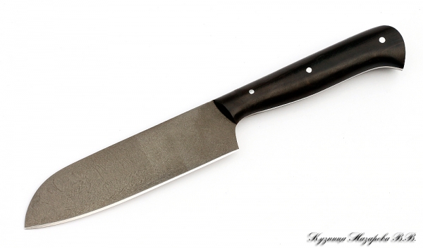 Нож Шеф-Повар №6 Х12МФ черный граб