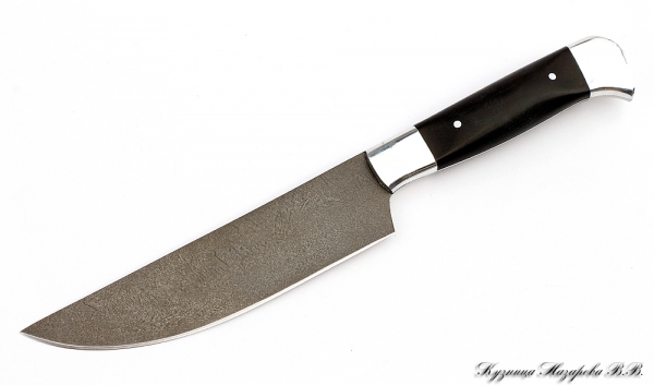 Нож Шеф-Повар №7 Х12МФ черный граб-дюраль