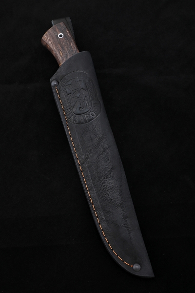 Нож Карачаевский бичак (бычак) Elmax карельская береза коричневая