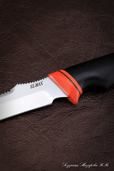 Нож Рыбак 2 ELMAX черный граб акрил