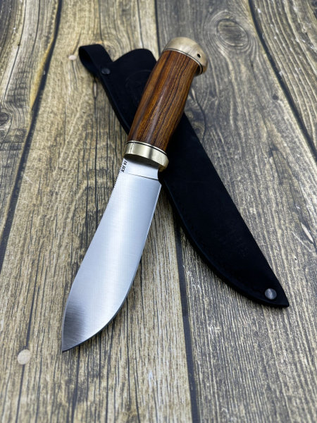 Knife steel KN-01 rosewood handle (SALE)
