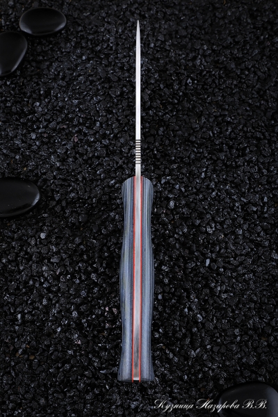 Нож Путник цельнометаллический ELMAX  микарта белая