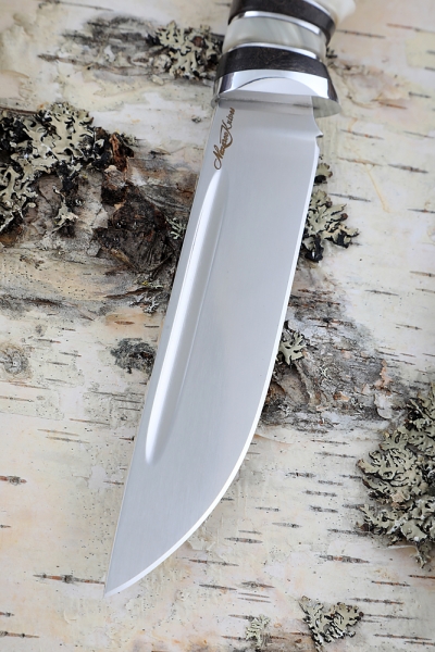 Нож Боец Х12МФ карельская береза и акрил (Coutellia Зверобой)