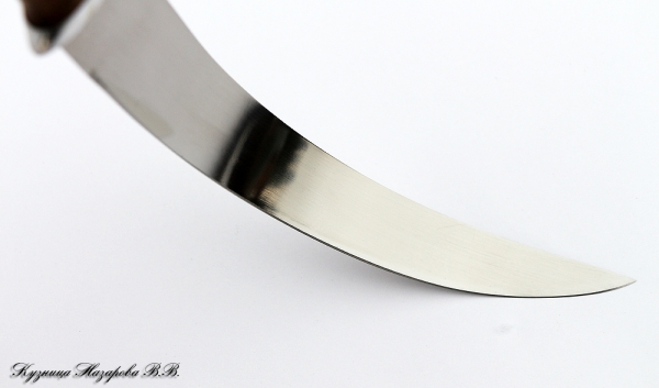Нож Касатка большая филейный 95х18 орех