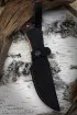 Нож Гепард дамаск волнистый береста