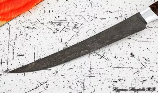 Нож Шеф № 7 сталь Х12МФ рукоять дюраль венге
