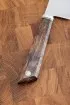Нож Накири 95х18 карельская береза коричневая, мельхиор