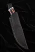 Нож №41 D2 цельнометаллический рукоять G10 чернооранжевая