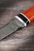 Нож Охотничий Боец дамаск чёрный граб падук
