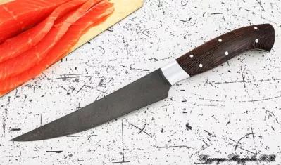 Нож Шеф № 5 сталь Х12МФ рукоять дюраль венге