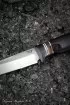 Нож Ферзь Х12МФ рукоять G10 черная, железное дерево, черный граб