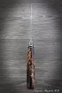 Нож Вепрь M390 карельская береза коричневая