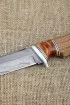Нож Вепрь сталь из подшипника рукоять зебрано акрил