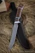 Нож Рыбак-2 К340 карельская береза коричневая искусственный камень с крючком