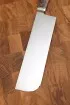Нож Накири 95х18 карельская береза коричневая, мельхиор