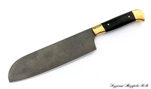 Шеф-Повар №5: Х12МФ, черный граб-латунь
