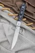 Нож складной филейный сталь 95х18, накладки G10 серые