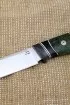Нож Странник-2 М390 рукоять карбон карельская береза зеленая черный граб