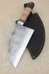 Сербский нож сталь кованая Х12МФ береста