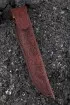 Нож Овод S390 рукоять карбон зуб мамонта стабилизированный фиолетовый палисандр