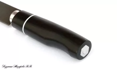 Нож финка Сапера х12мф черный граб