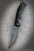 Нож складной Корсак сталь Булат накладки черный граб