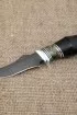 Нож Малыш-3, Х12МФ, рукоять карельская береза зеленая, черный граб
