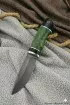 Нож Гепард х12мф черный граб стабилизированная карельская береза (зеленая)