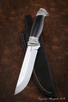 Нож Боец RWL-34 мельхиор черный граб