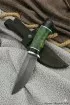 Нож Гепард х12мф черный граб стабилизированная карельская береза (зеленая)