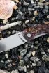 Нож складной Походный сталь Elmax рукоять карельская береза (фиолетовая) (Coutellia)