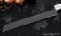 Кухонный нож Шеф № 15 сталь Х12МФ рукоять акрил белый