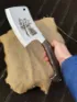 Тяпка 3 из стали 95х18 цельнометаллический с гравировкой, накладки венге 