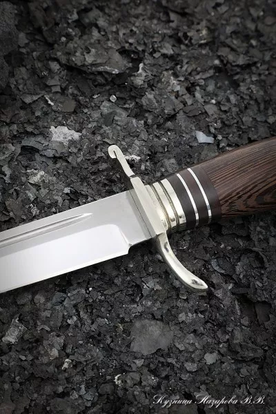 Реплика Финки нескладная НКВД S390 мельхиор рукоять и ножны венге