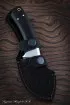 Нож Шкуросъемный-2 S390 цельнометаллический черный граб