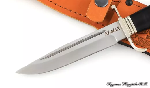 Реплика Финка НКВД Elmax черный граб мельхиор