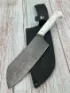 Кухонный Шеф нож дамаск цельнометаллический G10 серый (распродажа)