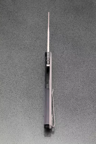 Нож складной Тор сталь S390 накладки G10 резная + AUS8 (подшипники, клипса)