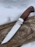 Нож Барс 95х18 рукоять акрил белый и венге