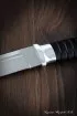 Нож Пластун (казачий пластунский нож) 95х18 черный граб дюраль (NEW)
