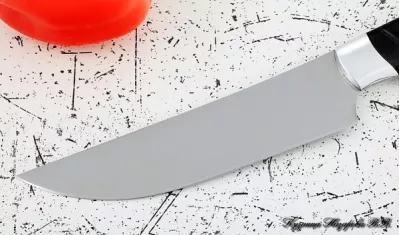 Нож Шеф № 8 сталь 95Х18 рукоять акрил черный