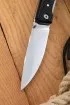 Нож складной Походный сталь Elmax рукоять черный граб (Coutellia)