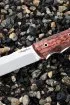 Нож Овод 2 Х12МФ цельнометаллический карельская береза красная (Coutellia)