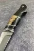 Нож Вепрь 95Х18 — единственный экземпляр: карельская береза, черный граб