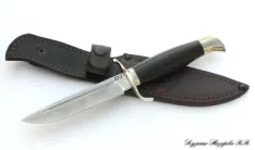 Реплика Финка НКВД D2 черный граб мельхиор