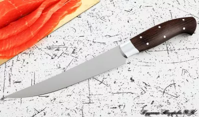 Нож Шеф № 6 сталь 95Х18 рукоять дюраль венге