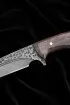 Нож №39 Х12МФ цельнометаллический рукоять карельская береза коричневая